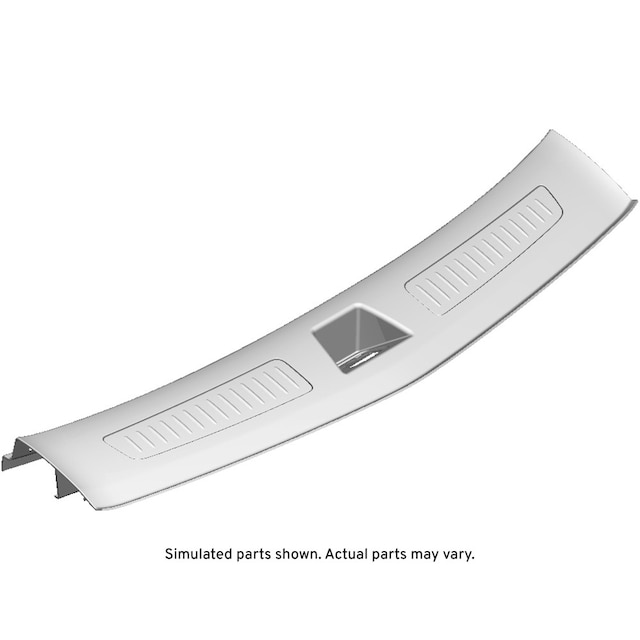 GM Genuine Parts Jet Black Rear End Trim Finish Panel
