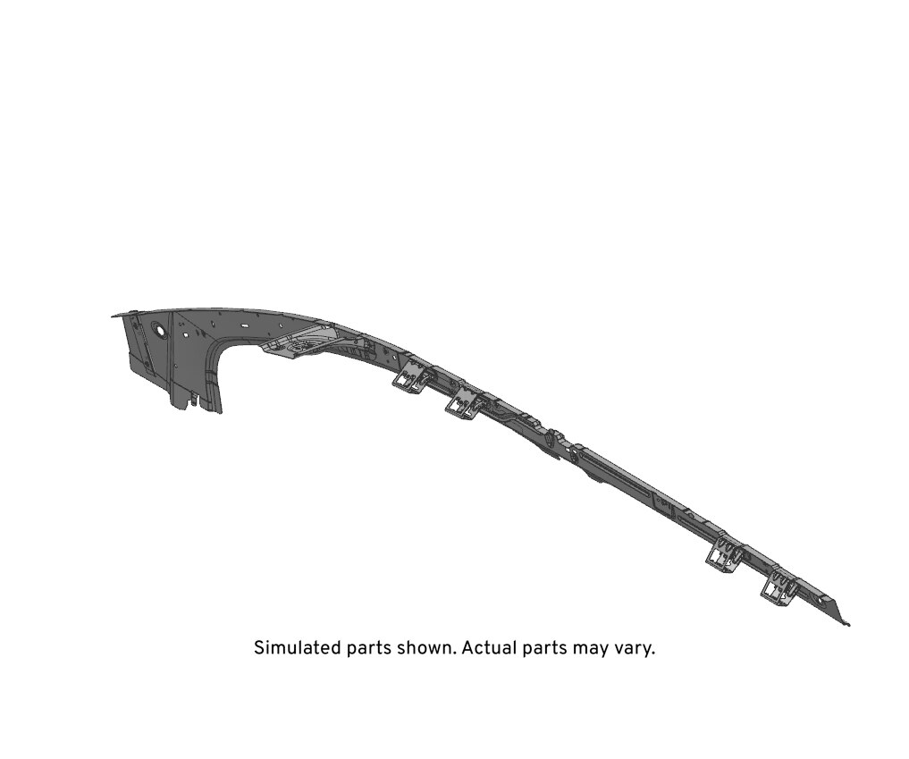 GM Genuine Parts Passenger Side Roof Inner Side Rail
