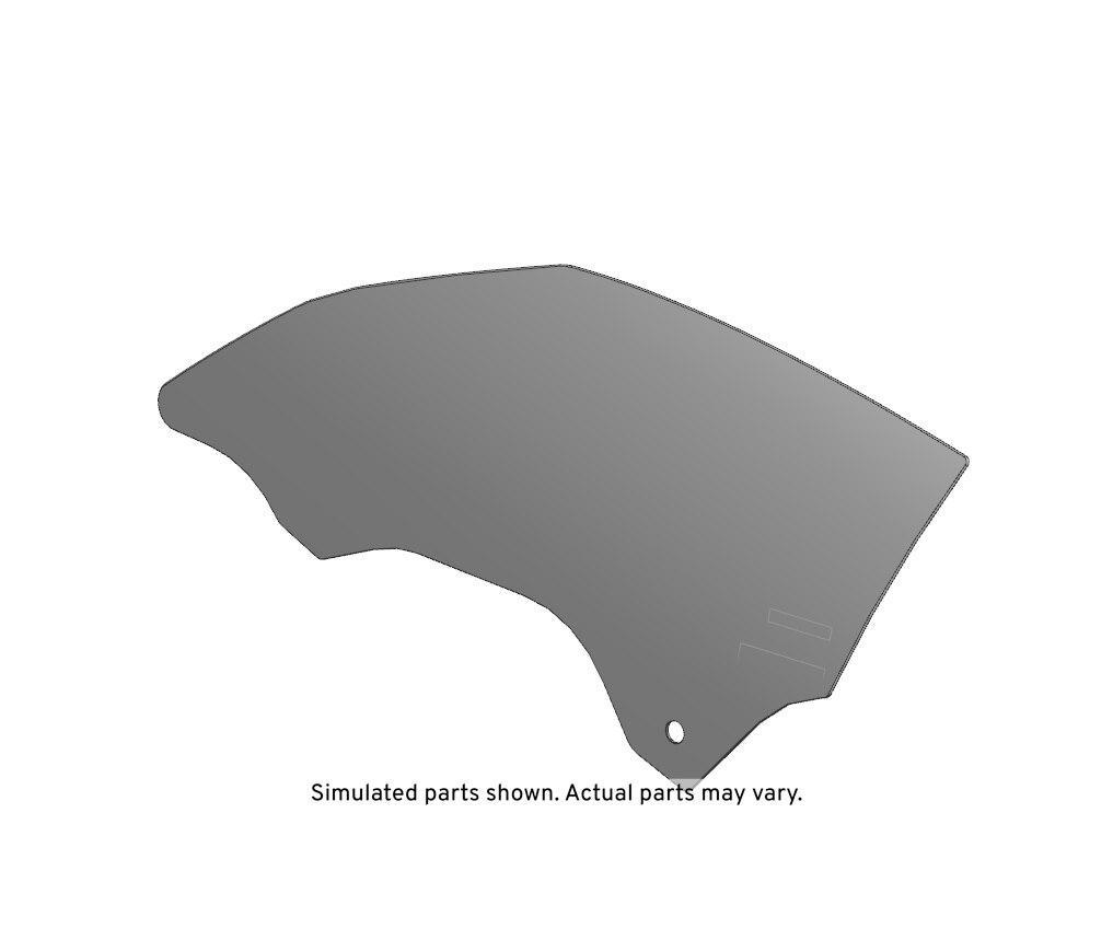 GM Genuine Parts Front Driver Side Door Window