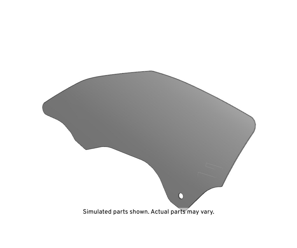 GM Genuine Parts Front Driver Side Door Window