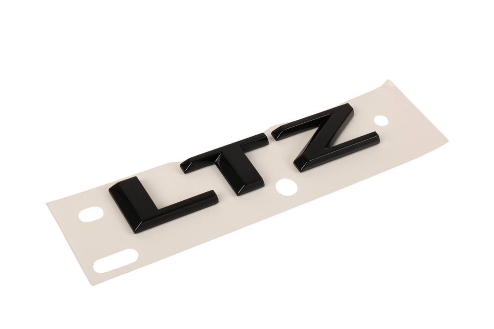 GM Genuine Parts Black Tailgate Trim Level Name Plate