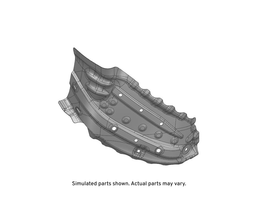 GM Genuine Parts Passenger Side Front Compartment Outer Side Rail Extension