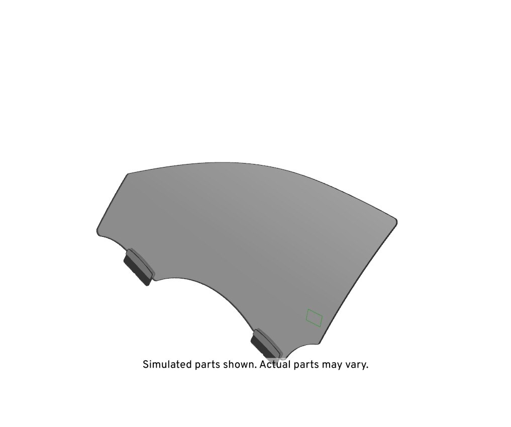 GM Genuine Parts Front Driver Side Door Window