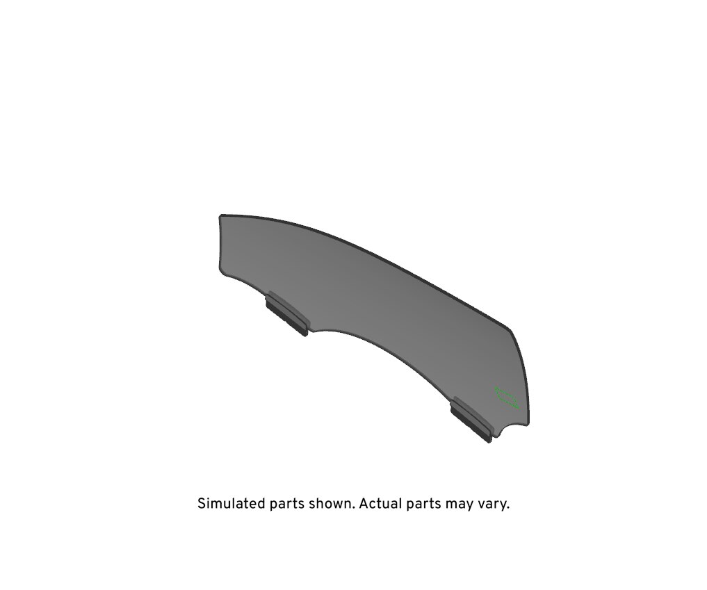 GM Genuine Parts Front Passenger Side Door Window