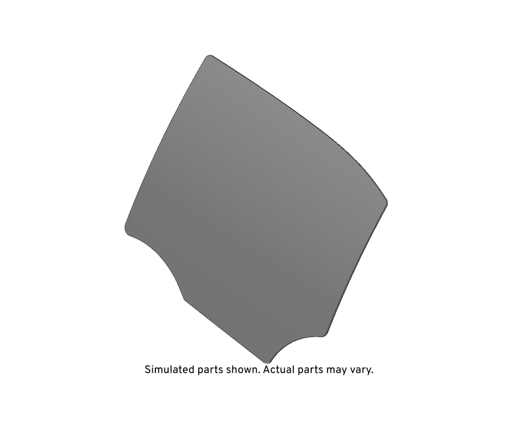 GM Genuine Parts Rear Driver Side Door Window