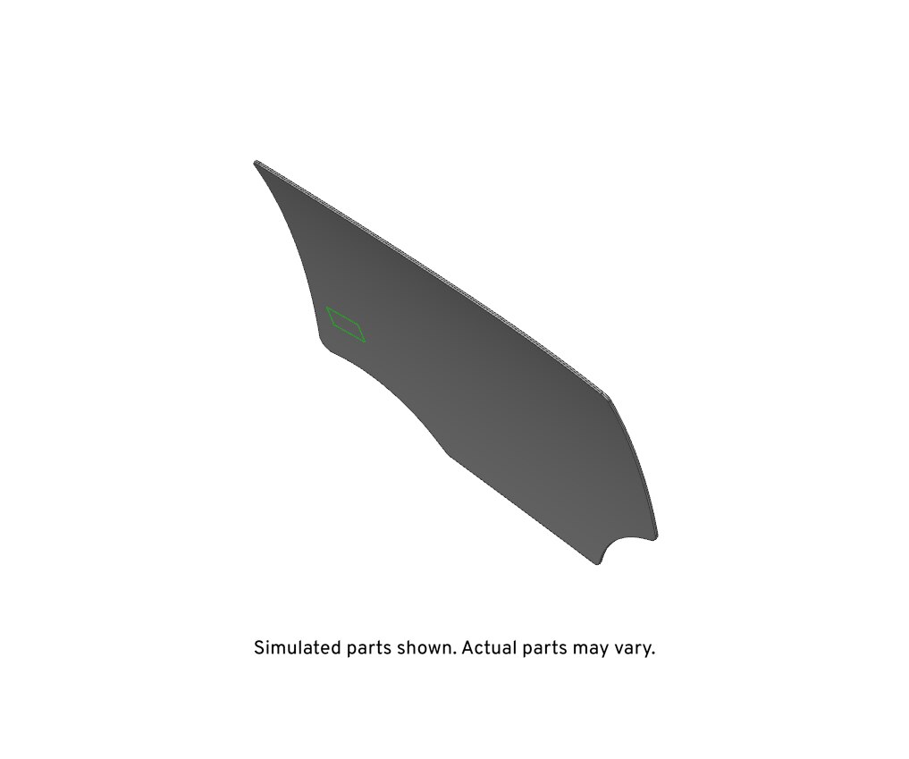 GM Genuine Parts Rear Passenger Side Door Window