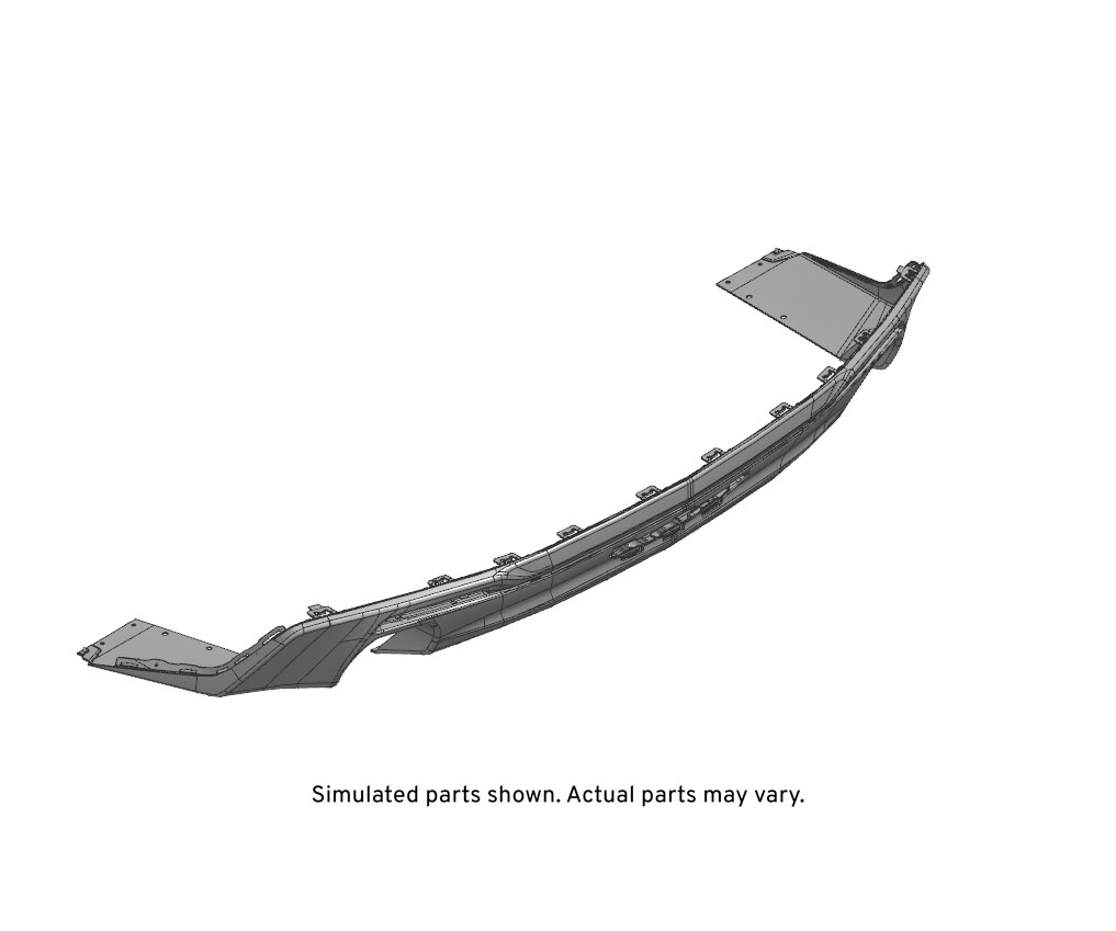 GM Genuine Parts Primed Rear Bumper Lower Fascia
