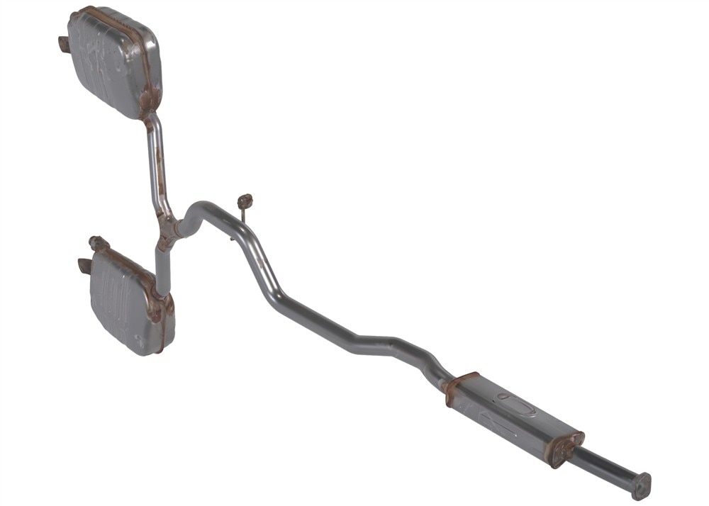 GM Genuine Parts Exhaust Muffler with Exhaust Pipe