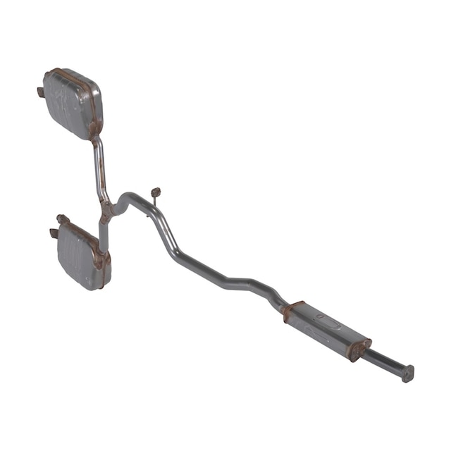 GM Genuine Parts Exhaust Muffler with Exhaust Pipe