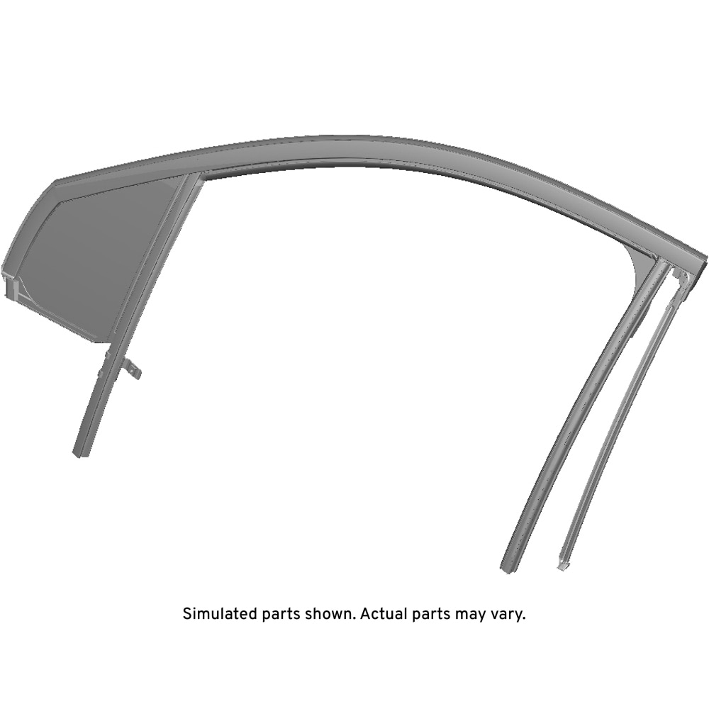 GM Genuine Parts Front Driver Side Door Window Weatherstrip