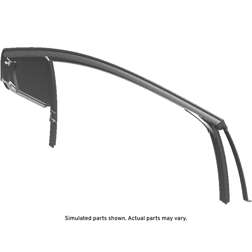 GM Genuine Parts Front Passenger Side Door Window Weatherstrip