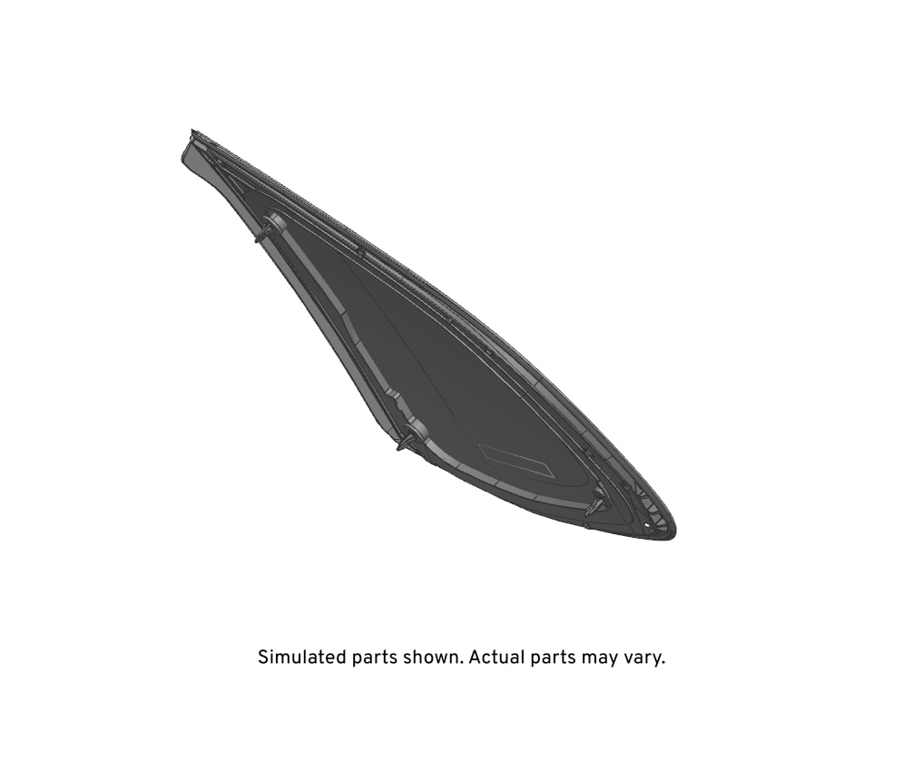 GM Genuine Parts Passenger Side Body Side Window