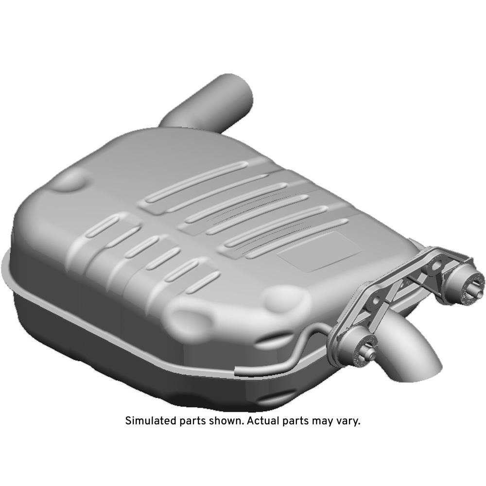 GM Genuine Parts Rear Driver Side Exhaust Muffler