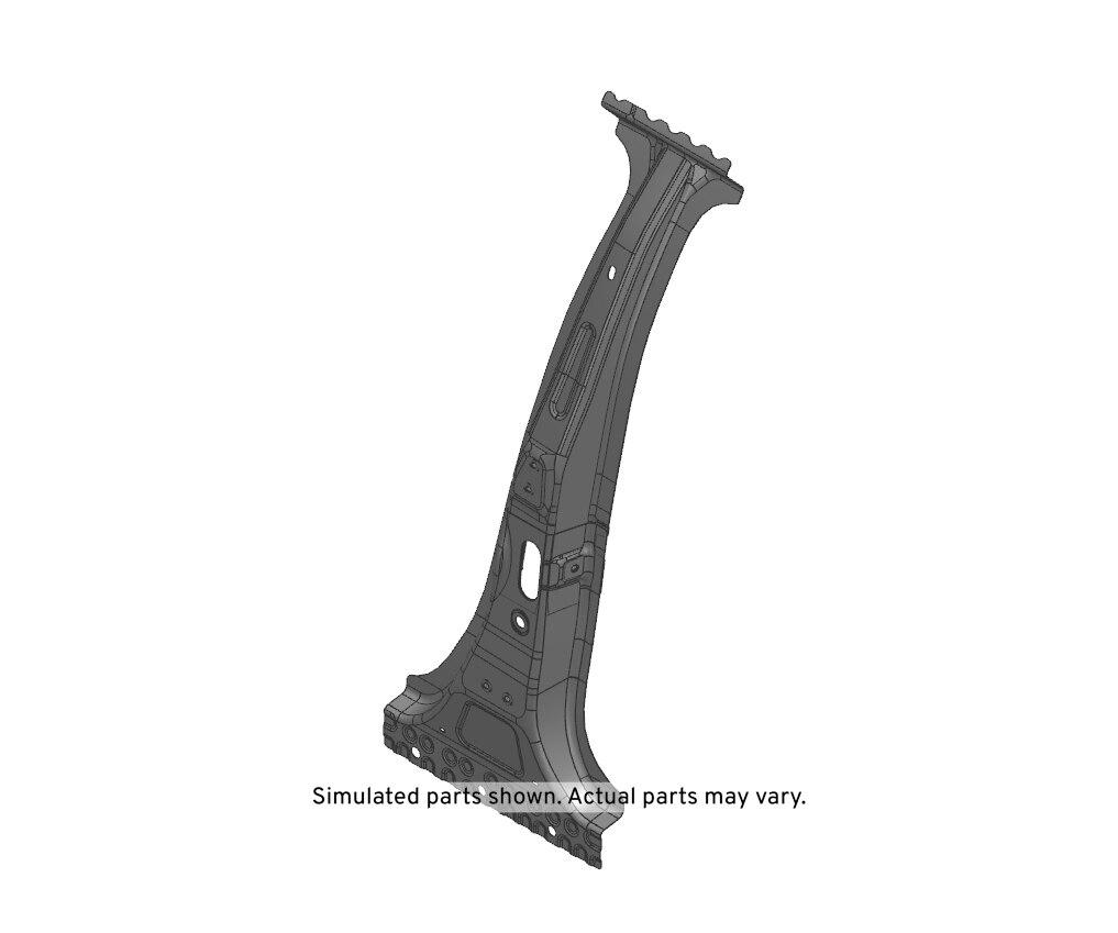 GM Genuine Parts Driver Side Center Pillar Outer Panel Reinforcement