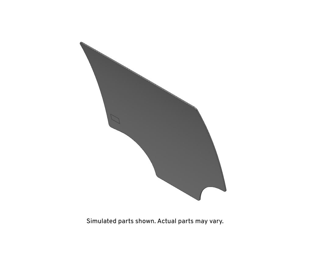 GM Genuine Parts Rear Driver Side Door Window