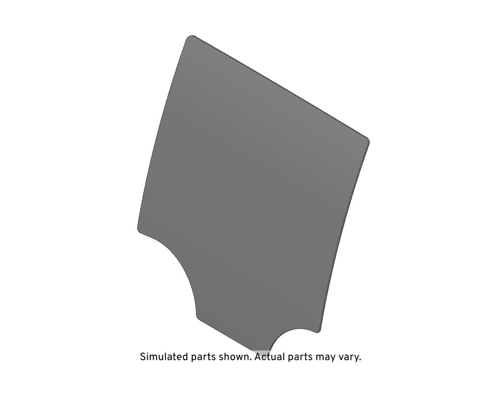 GM Genuine Parts Rear Driver Side Door Window