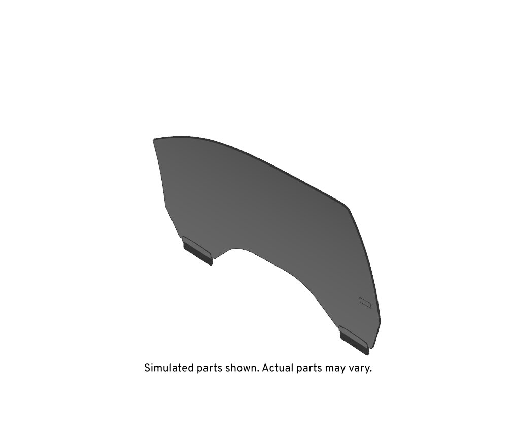 GM Genuine Parts Front Passenger Side Door Window