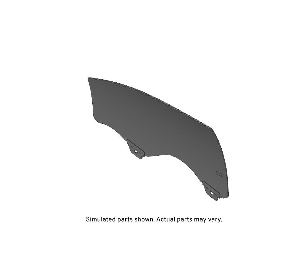 GM Genuine Parts Front Passenger Side Door Window