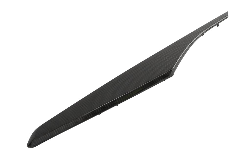 GM Genuine Parts Fine Twill Weave Carbon Rear Driver Side Door Trim Panel Applique