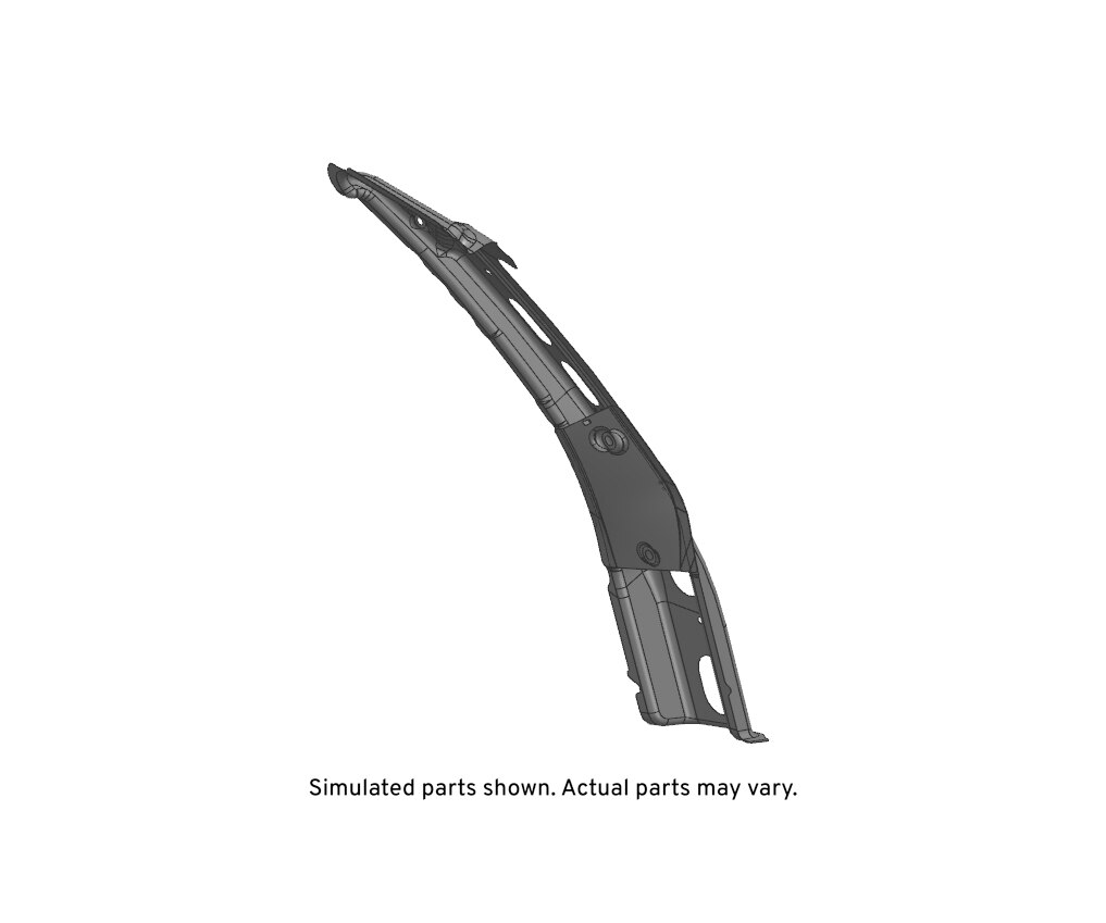 GM Genuine Parts Passenger Side Body Lock Pillar Inner Panel