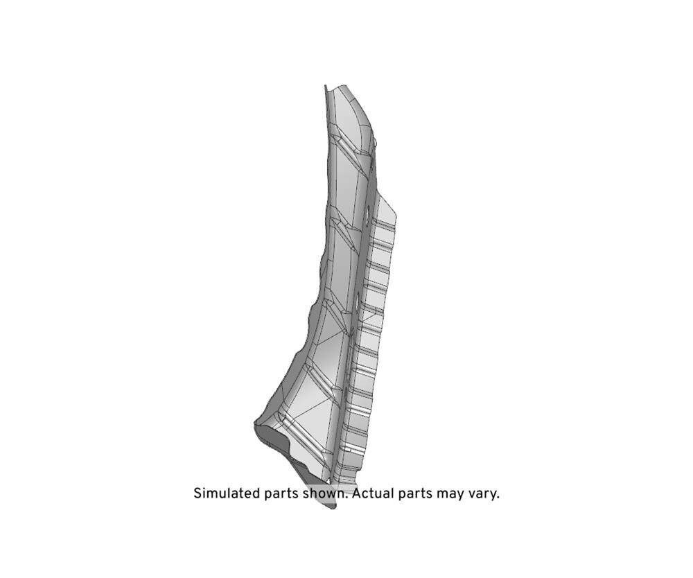 GM Genuine Parts Driver Side Front Compartment Front Side Rail Reinforcement