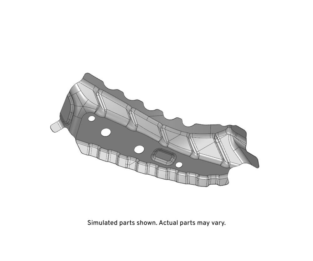 GM Genuine Parts Passenger Side Front Compartment Front Side Rail Reinforcement