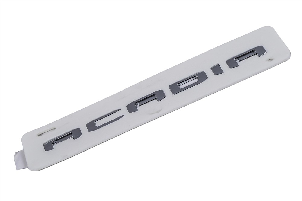GM Genuine Parts Chrome Vehicle Name Plate