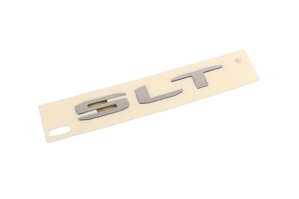 GM Genuine Parts Chrome Trim Level Name Plate