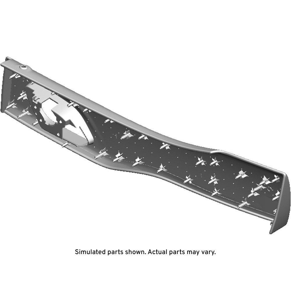GM Genuine Parts Black Rear Driver Side Door Upper Trim Insert