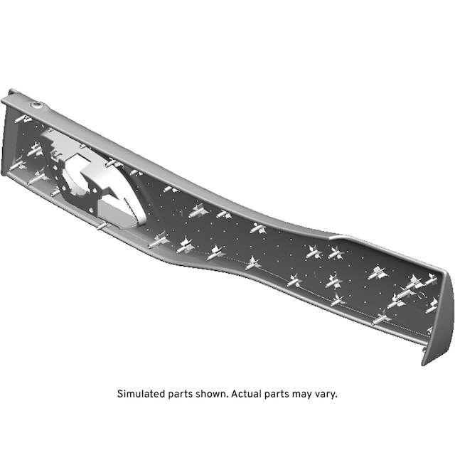 GM Genuine Parts Black Rear Driver Side Door Upper Trim Insert