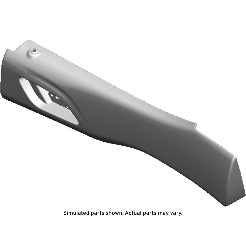 GM Genuine Parts Gray Rear Passenger Side Door Upper Trim Insert