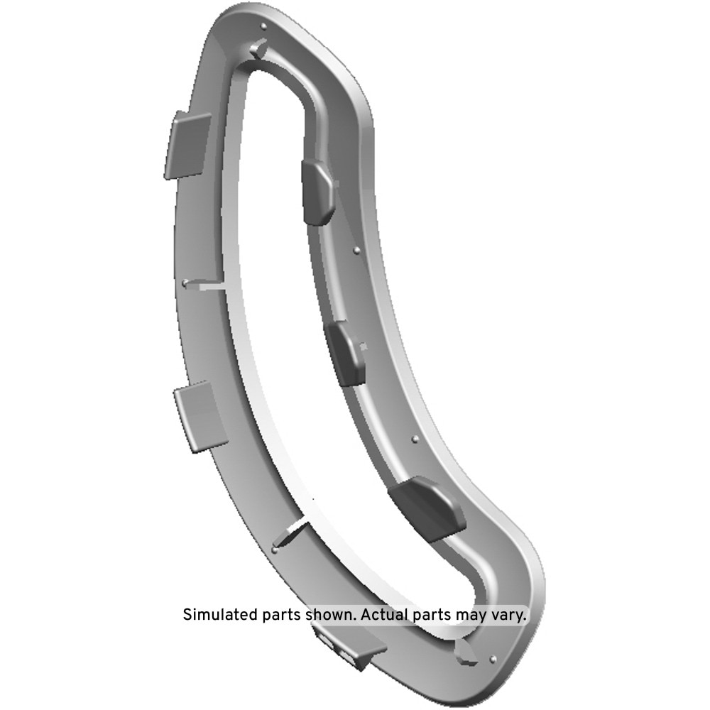 GM Genuine Parts Black Rear Driver Side Seat Belt Opening Bezel
