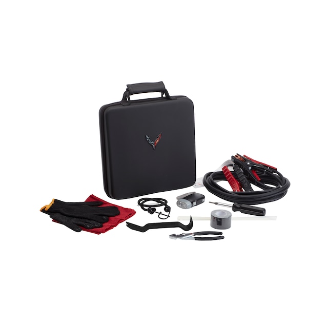 Highway Safety Kit with Crossed Flags Logo