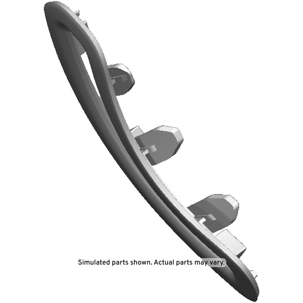 GM Genuine Parts Black Rear Passenger Side Seat Belt Opening Bezel