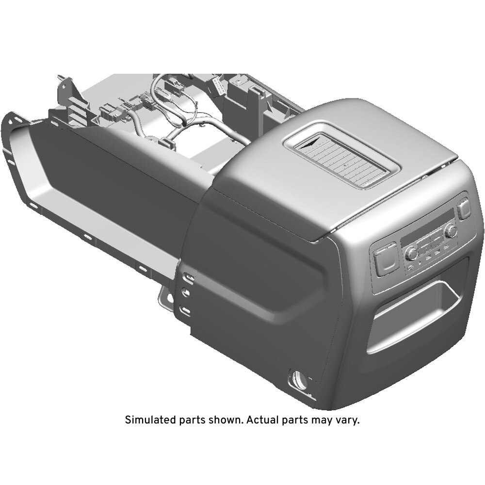 GM Genuine Parts Pillion Brown Sauvage Front Floor Console