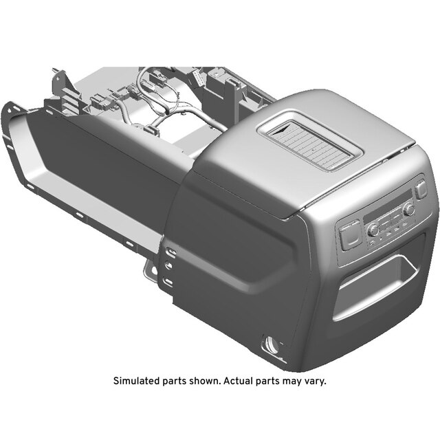GM Genuine Parts Pillion Brown Sauvage Front Floor Console