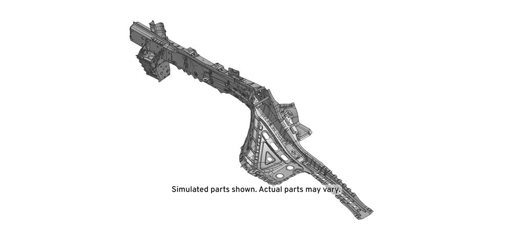 GM Genuine Parts Front Compartment Side Rail