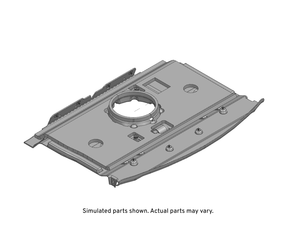 GM Genuine Parts Rear Window Panel Stowage Compartment Cover