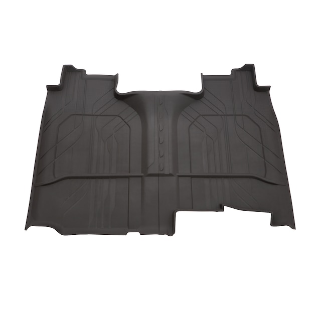 Crew Cab Second-Row Interlocking Premium All-Weather Floor Liner in Very Dark Atmosphere