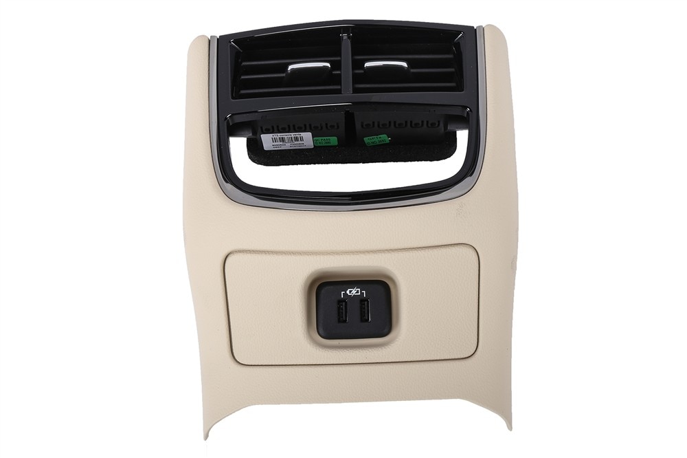 GM Genuine Parts Very Light Cashmere Front Floor Console Rear Trim Panel