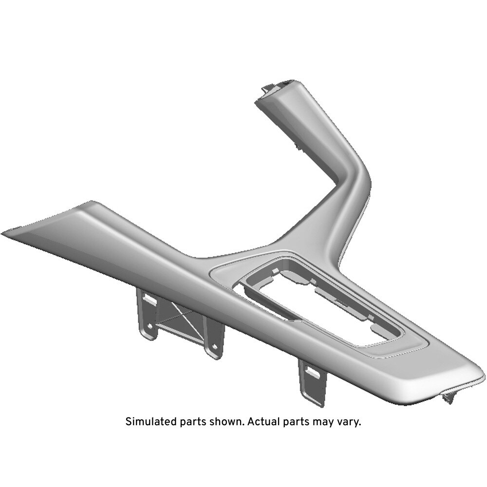 GM Genuine Parts Black Front Floor Console Trim Plate
