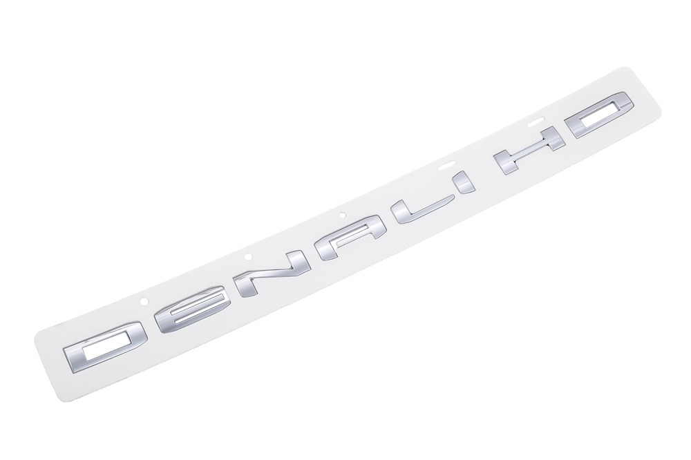 GM Genuine Parts Chrome Front Side Door Weight Class Name Plate