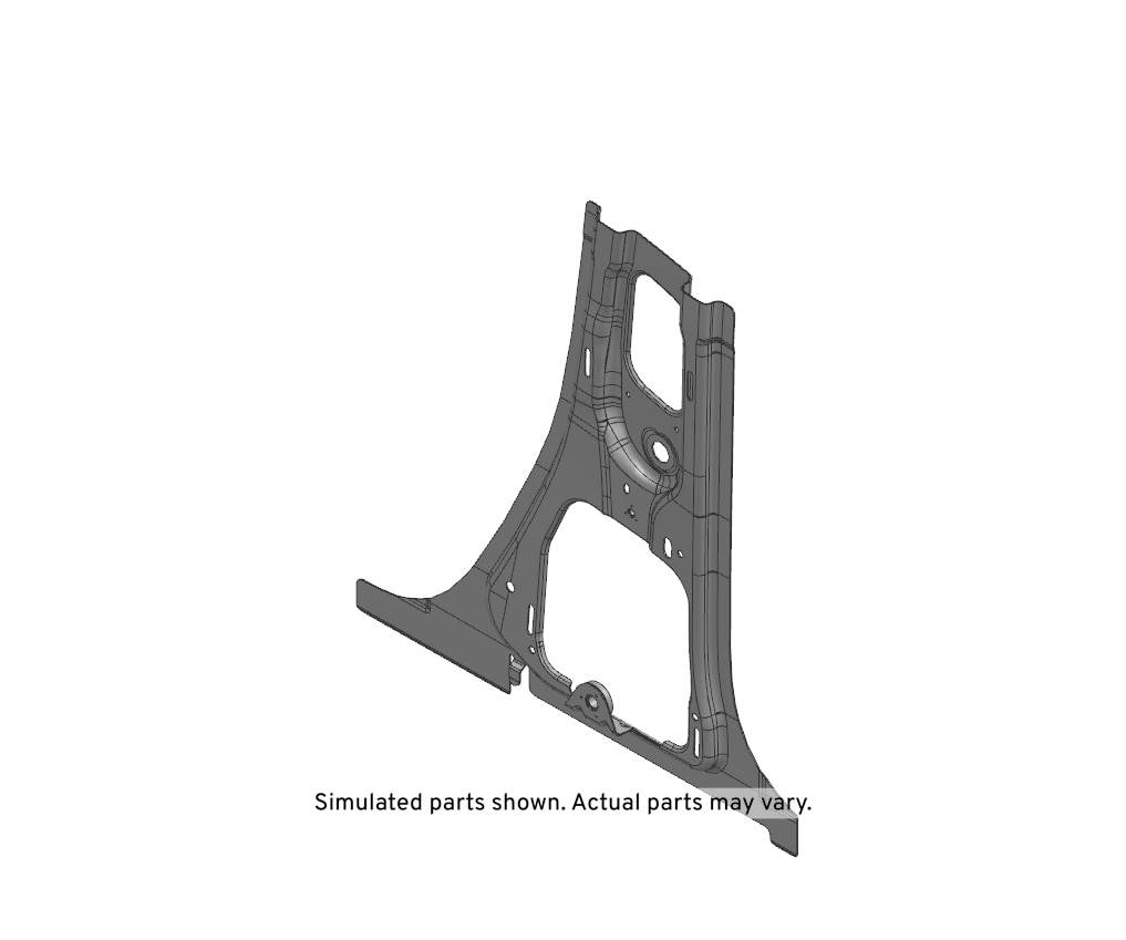 GM Genuine Parts Passenger Side Center Pillar Inner Lower Panel