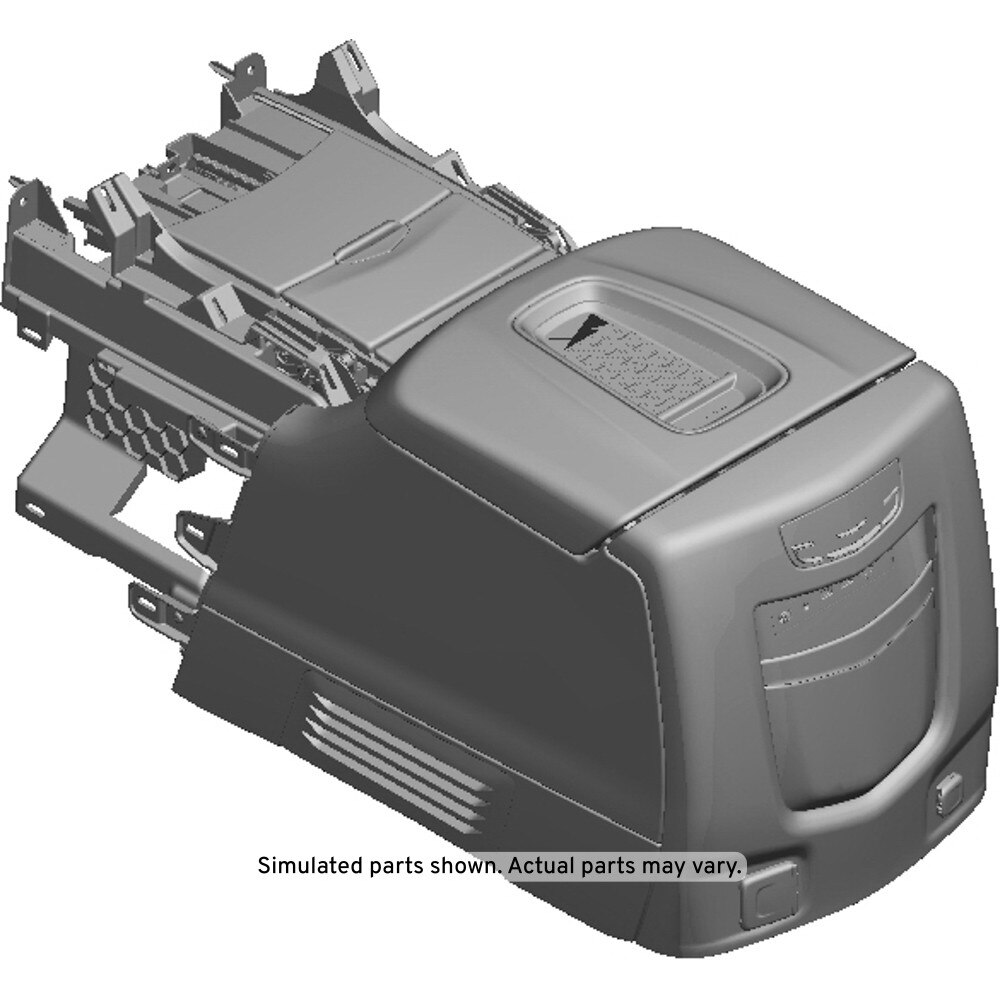 GM Genuine Parts Shale Front Floor Console