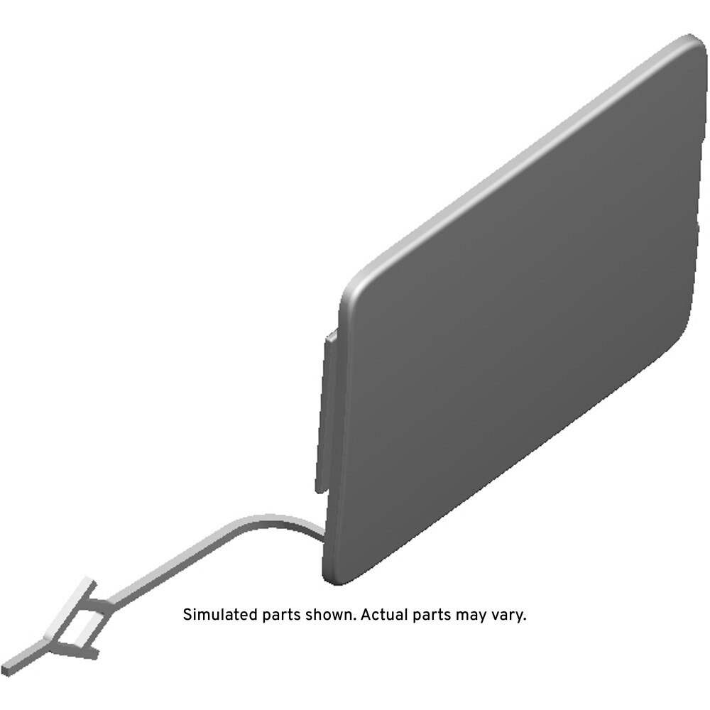 GM Genuine Parts Primed Rear Bumper Fascia Tow Eye Access Hole Cover
