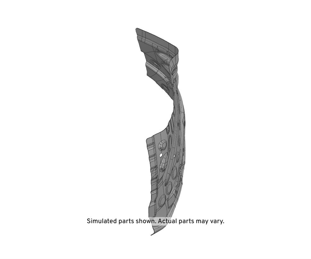 GM Genuine Parts Driver Side Front Compartment Outer Side Rail Extension