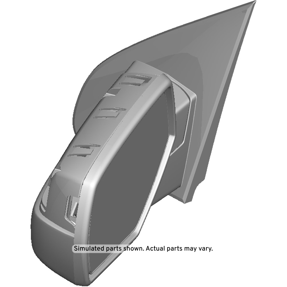 GM Genuine Parts Driver Side Door Mirror without Cover