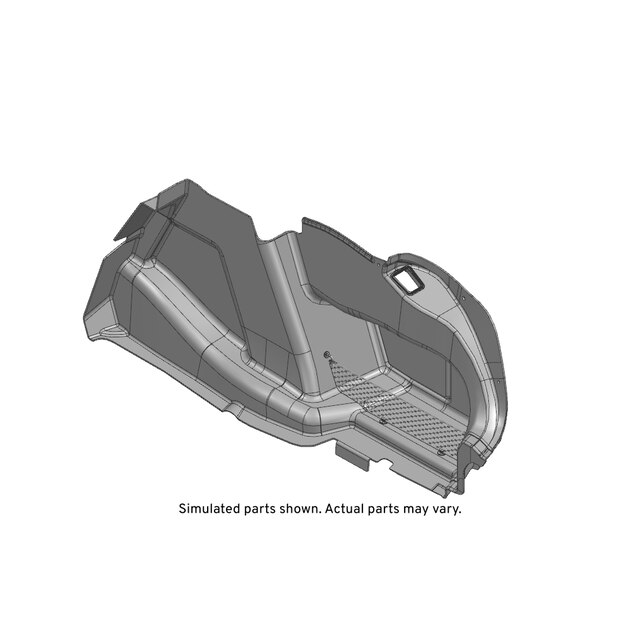 GM Genuine Parts Black Diamond Passenger Side Rear Compartment Side Trim