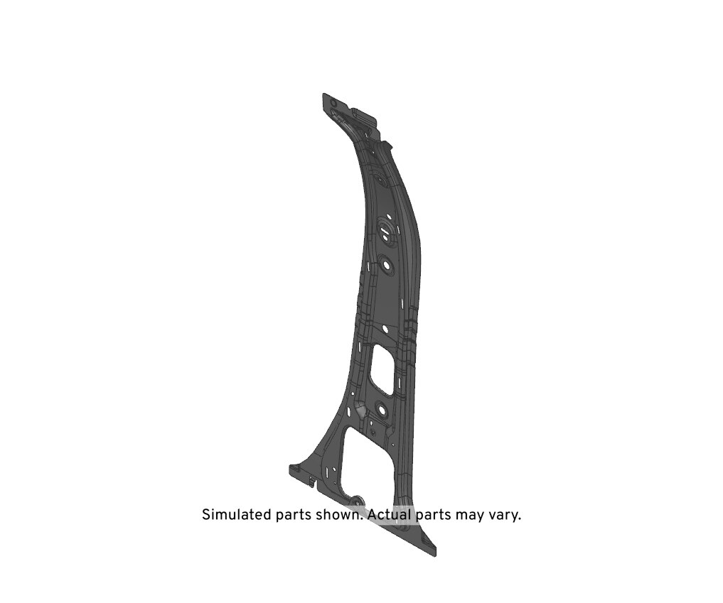 GM Genuine Parts Passenger Side Center Pillar Inner Panel