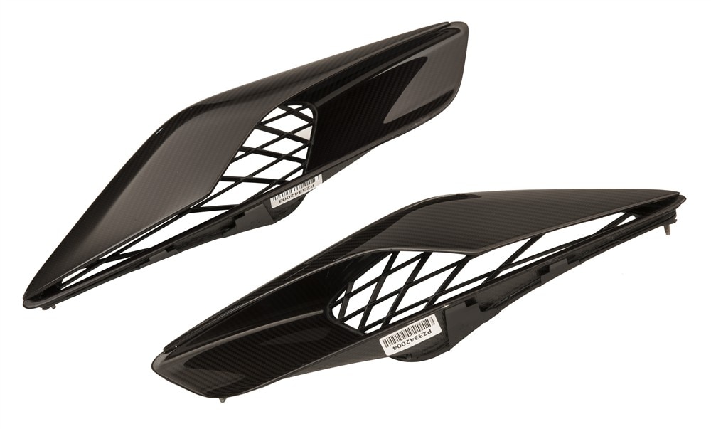 GM Genuine Parts Carbon Fiber Corvette Z06 Quarter Panel Vents (C7